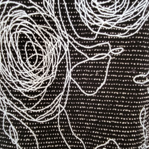 short sleeve beaded scoop neck top blouse - Picture 6 of 6